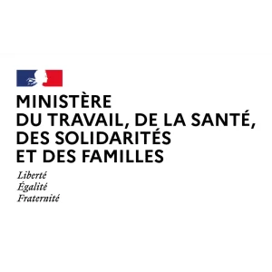 Logo Ministère du travail, de la santé, des solidarités et des familles