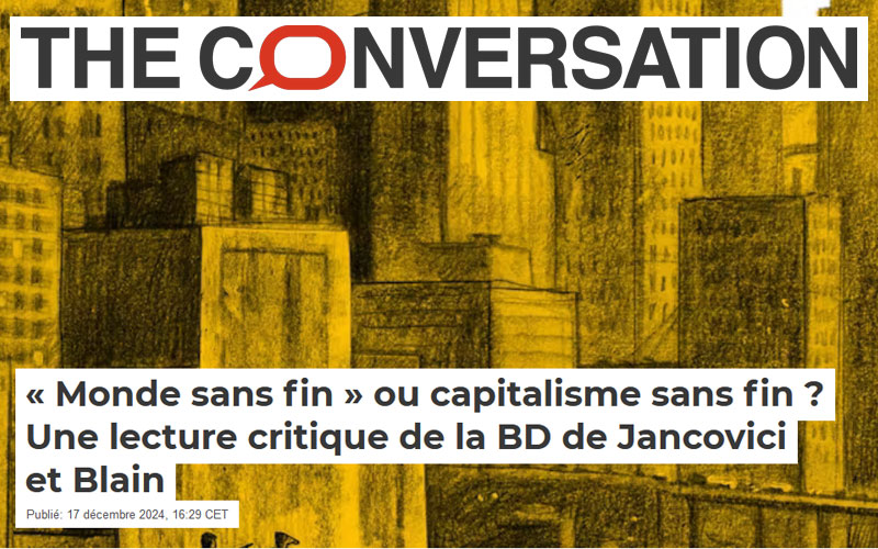 "Monde sans fin" ou capitalisme sans fin